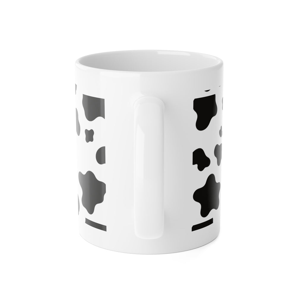 Mom Fuel Cow-Print Mug