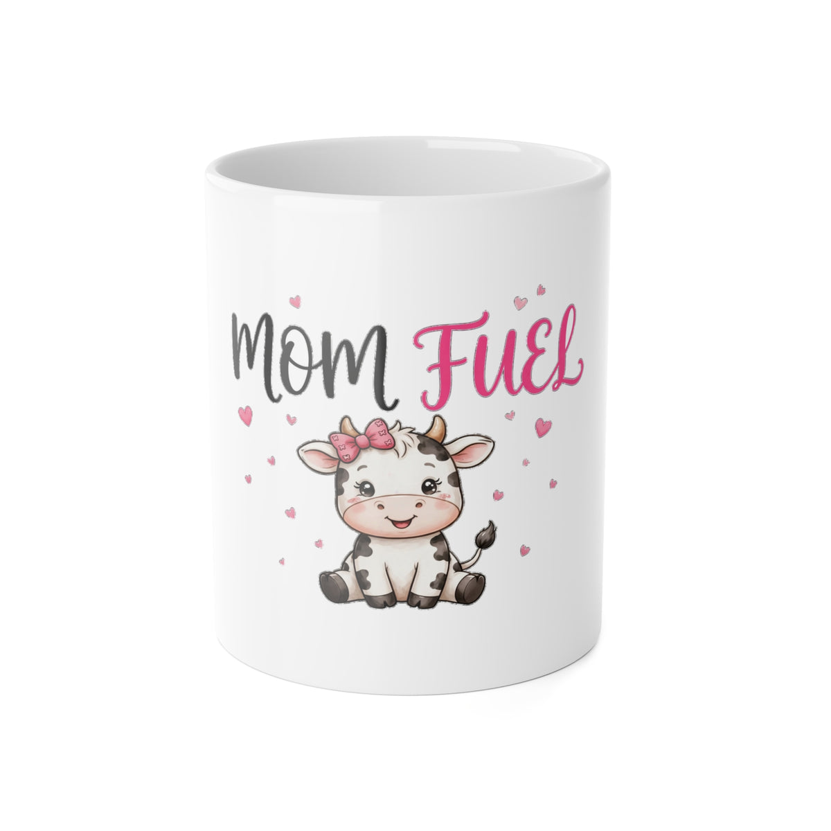 Mom Fuel All-White Mug